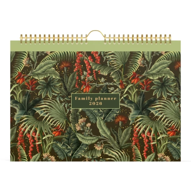 Familiekal 26 Lannoo Botanic 7d/1p Wit Groen