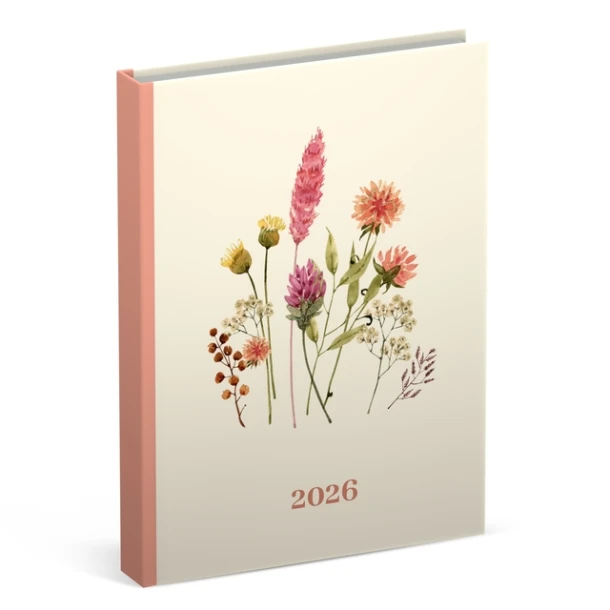 Agenda 2026 Lannoo Pocket Flowers Bouquet 7d/2p Wt