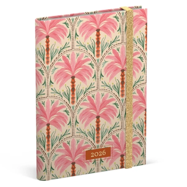 Agenda 2026 Lannoo 120x160 Exotic Palms 7d/2p Roze