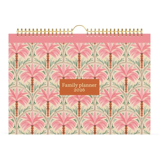 Familiekal 26 Lannoo Exotic Palms 7d/1p Roze