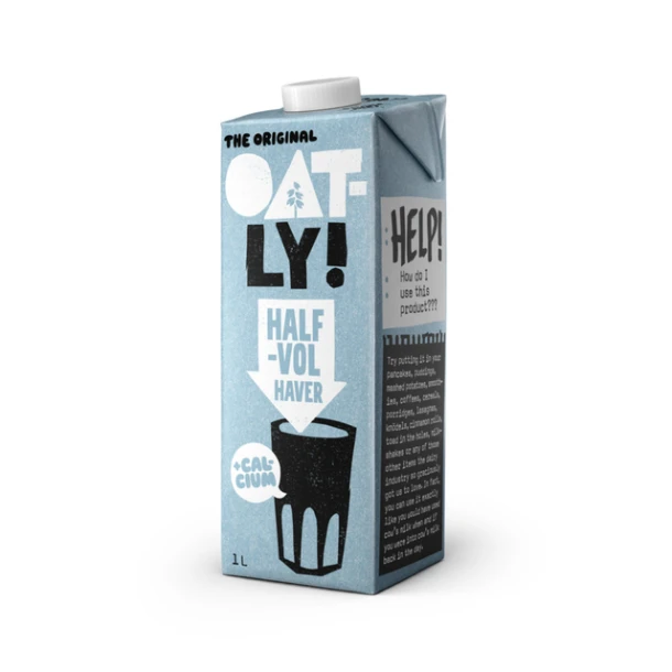 Haverdrank Oatly Halfvol 1 Liter