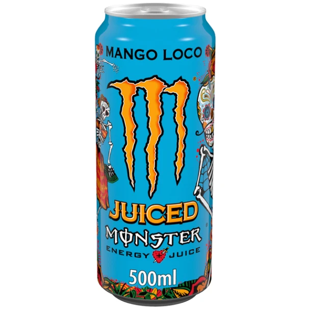 Energiedrank Monster Juice Mango Loco Blik 500ml