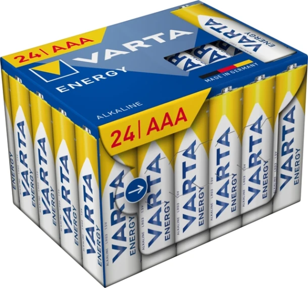 Batterij Varta Energy 24x AAA voordeelbox