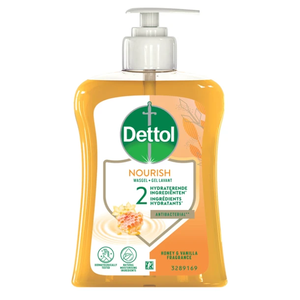 Handzeep Dettol Honey Vanilla Antibacterieã«L 250ml