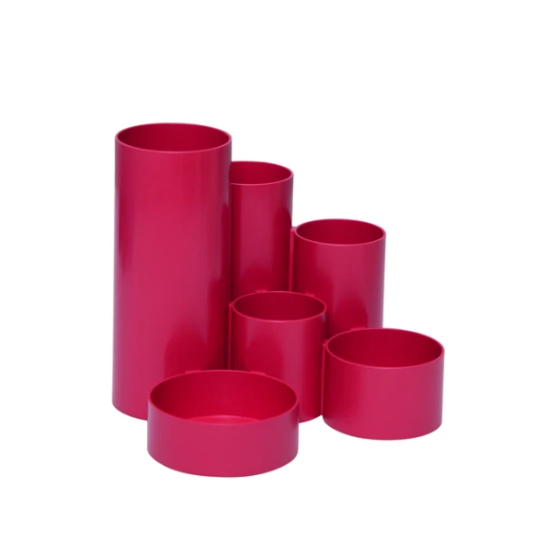 Pennenkoker Maul Tubo 6-Vaks 150x125mm Rood