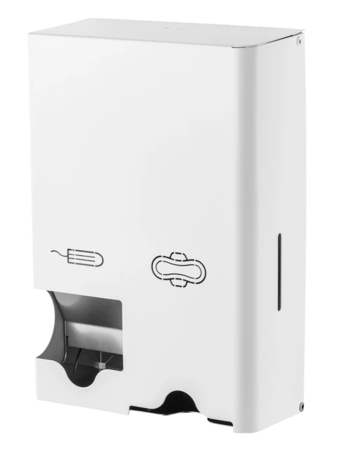 Dameshygiã«Nedispenser Klein Rvs Wit Mqstb P