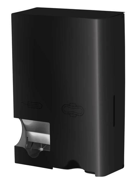 Dameshygiã«Nedispenser Klein Rvs Zwart Mqstb M