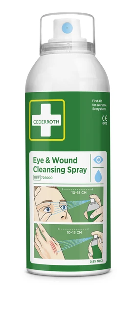 Oog en wondreinigende Spray Cederroth 150ml