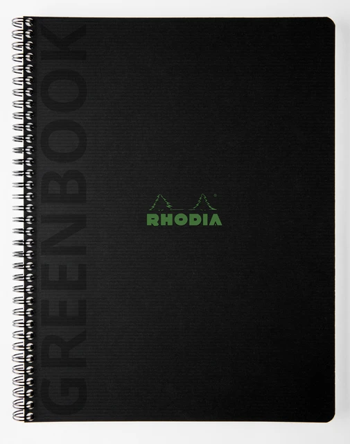 Notitieboek Rhodia Greenbook Recycled A4+ Lijn Sc