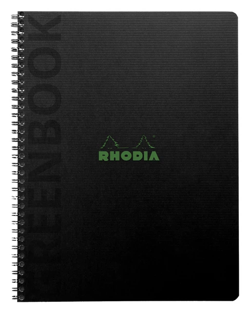 Notitieboek Rhodia Greenbook Recycled A5+ Lijn Hc