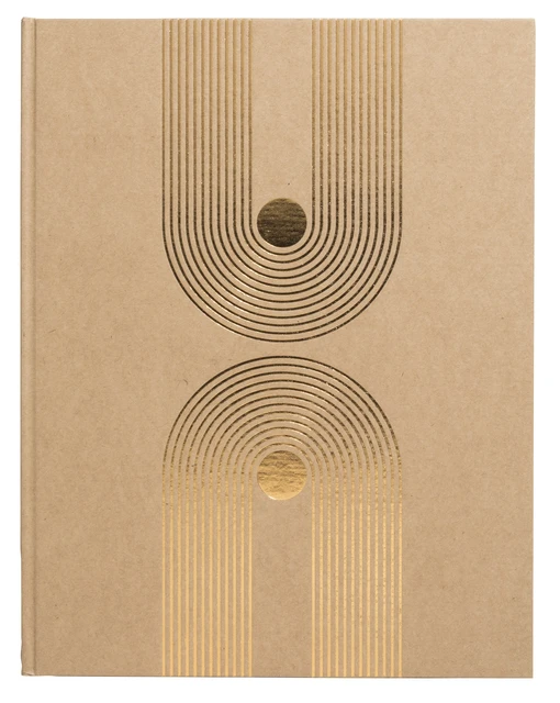 Gastenboek Exacompta Graphik 270x220mm blanco kraft
