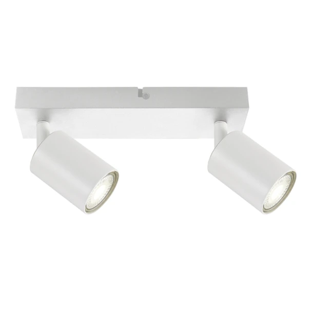Plafondspot Integral Siena 2 spot IP20 GU10 wit