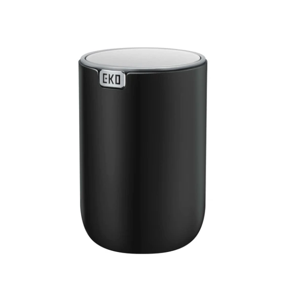 Afvalbak EKO Fandy 2 tafelmodel met swingdeksel 1,5 liter zwart
