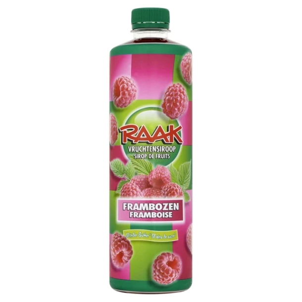 Siroop Raak Framboos 750ml