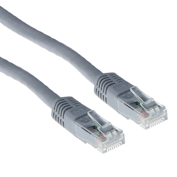 Kabel ACT U/UTP CAT6 patchkabel RJ45 Grijs 1.5 meter