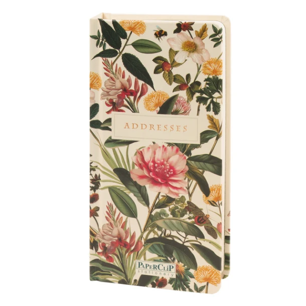 Adressenboek Paperclip Colibri 18x9cm 80vel 100gr