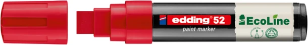 Paintmarker edding 52 EcoLine op waterbasis 4-15mm rood