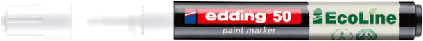 Paintmarker edding 50 EcoLine op waterbasis 2-3mm wit