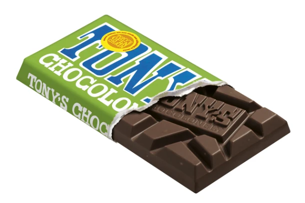 Chocolade Tony's Chocolonely puur amandel zeezout reep 90 gram
