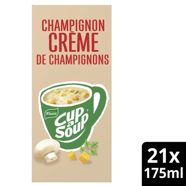 Cup-a-Soup Knorr champignon crème 21x175ml
