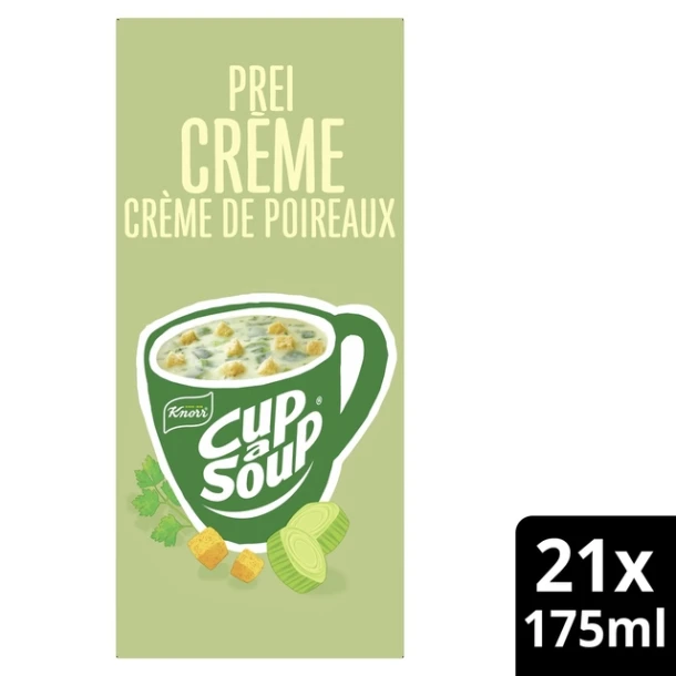 Cup-a-soup Prei cremesoep, doos 21 zak
