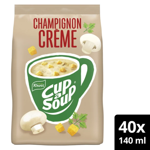 Cup-a-soup Champignon Creme tbv. dispencer, zak 40