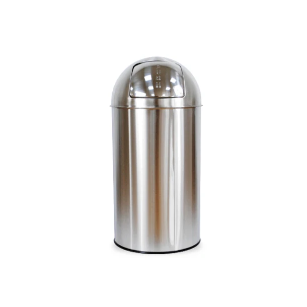Afvalbak BRASQ Push Bin PB230+ 30 liter rvs