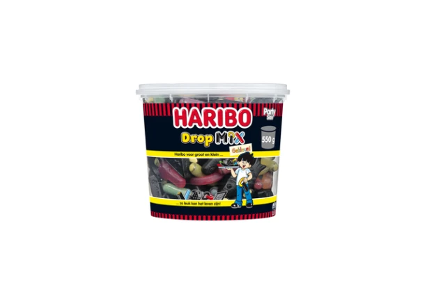 Drop Haribo Mix Gekleurd 550gr