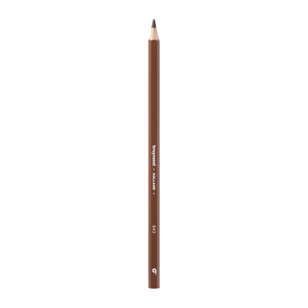 Kleurpotlood Bruynzeel Super 943 donkerbruin