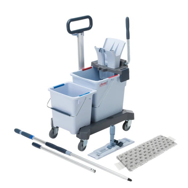 Mopset Vileda Us Pro Ready T Go Kit R-Micro Double