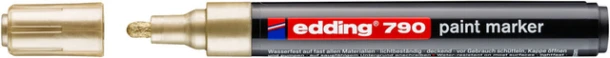 Paintmarker edding 790 op alcoholbasis 2-3mm goud