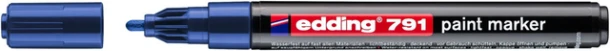 Paintmarker edding 791 op alcoholbasis 1-2mm blauw