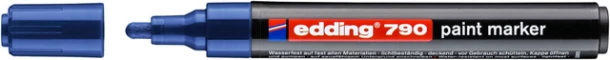 Paintmarker edding 790 op alcoholbasis 2-3mm blauw