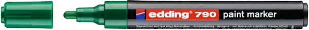 Paintmarker edding 790 op alcoholbasis 2-3mm groen