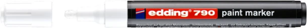 Paintmarker edding 790 op alcoholbasis 2-3mm wit