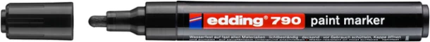 Paintmarker edding 790 op alcoholbasis 2-3mm zwart