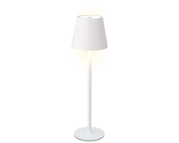 Tafellamp Lumineo led oplaadbaar steady binnen wit