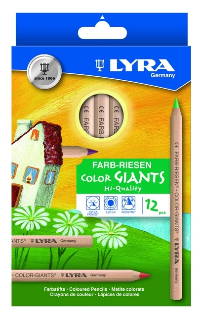 Kleurpotlood Lyra Color Giants Nature 12 Kleuren