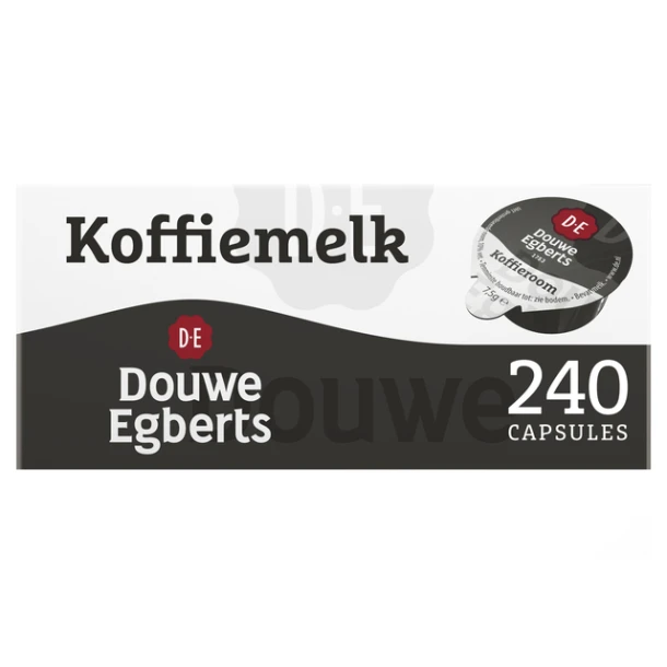Koffiemelkcups Douwe Egberts 240x7.5 gram