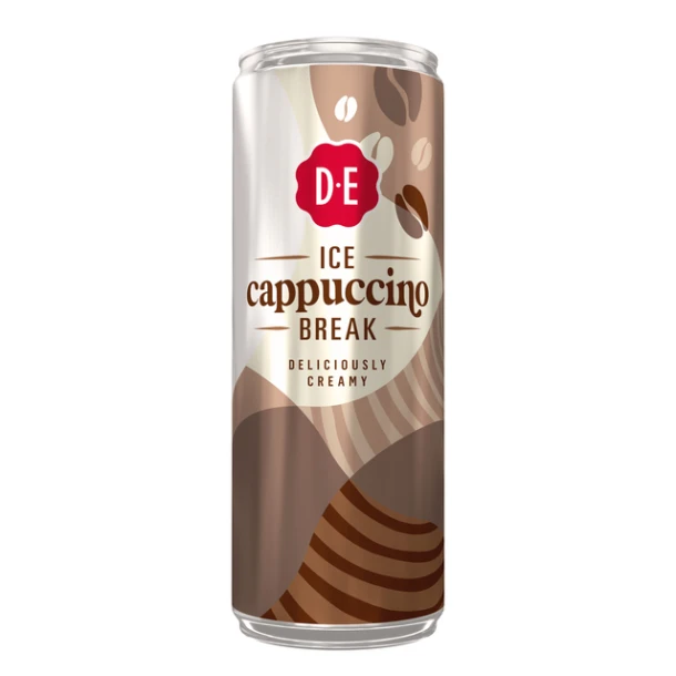 Ijskoffie Douwe Egberts cappuccino blik 250 ml