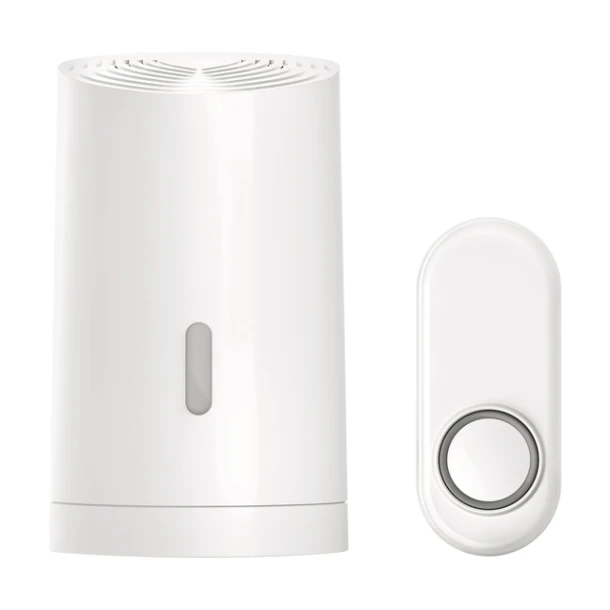 Draadloze deurbelset KlikAanKlikUit ACDB-9000AC wit