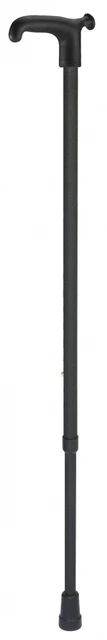 Wandelstok Able2 soft recht handvat zwart