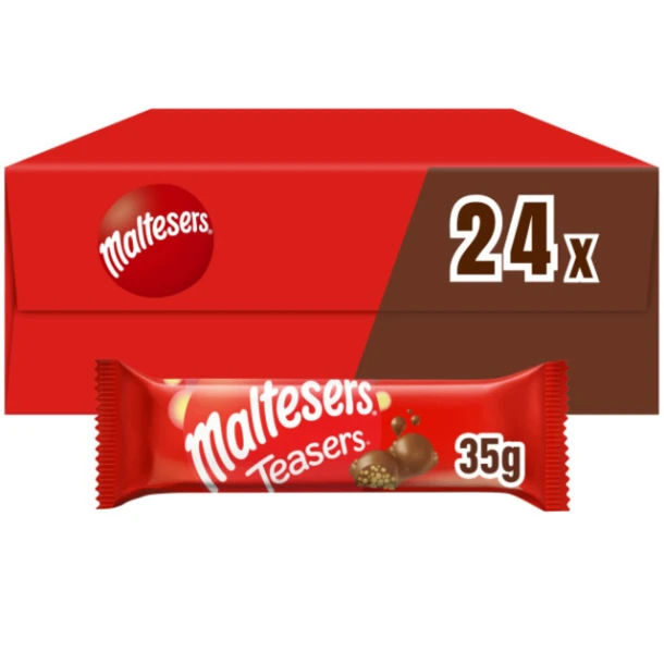 Chocolade Maltesers teaser reep doos 24 stuks