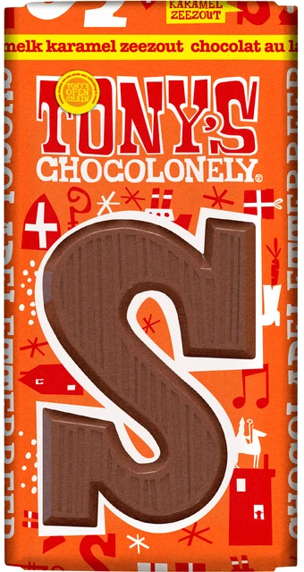 Chocoladeletter Tc S Melk Karamel Zeezout 90 Gram