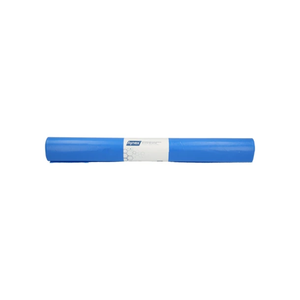 Afvalzak Hynex 90x110cm LDPE recycled T80 140L blauw rol à 10 stuks