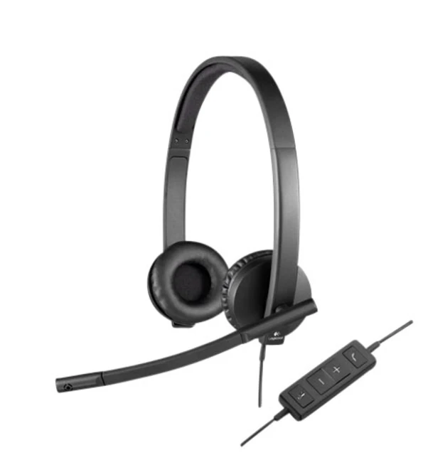 Headset Logitech H570e On-Ear Zwart