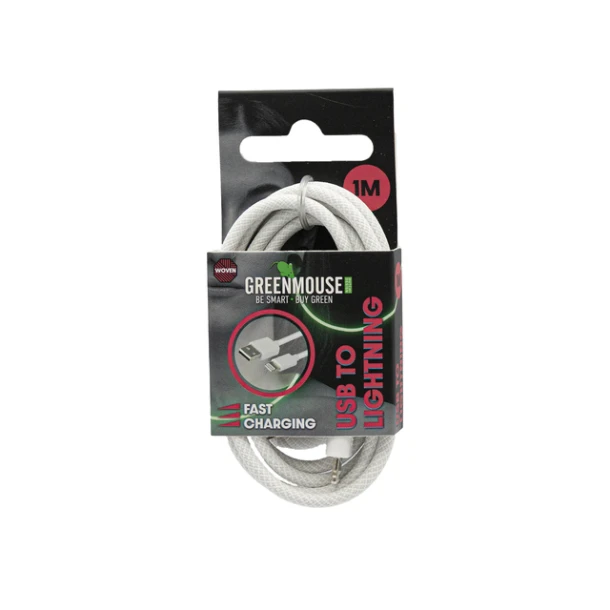 Kabel Greenmouse Usb A Lightning 1m Blister