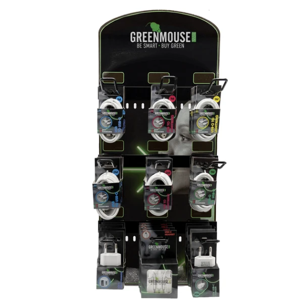 Display Greenmouse Telefoonaccessoires Blisters