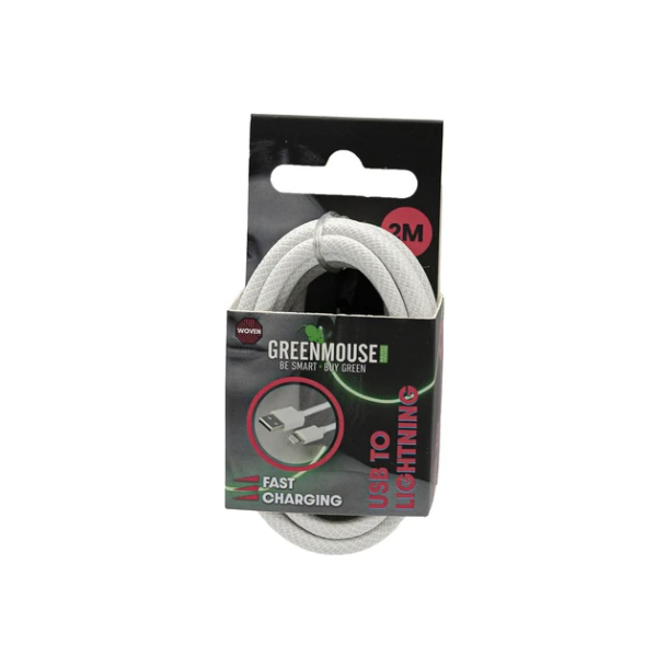 Kabel Greenmouse Usb A Lightning 2m Blister