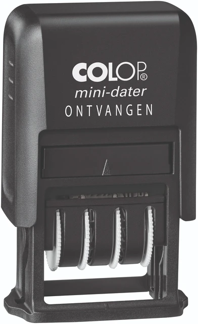 Stempel Colop Printer Mini S 160l2 Ontvangen Zwart